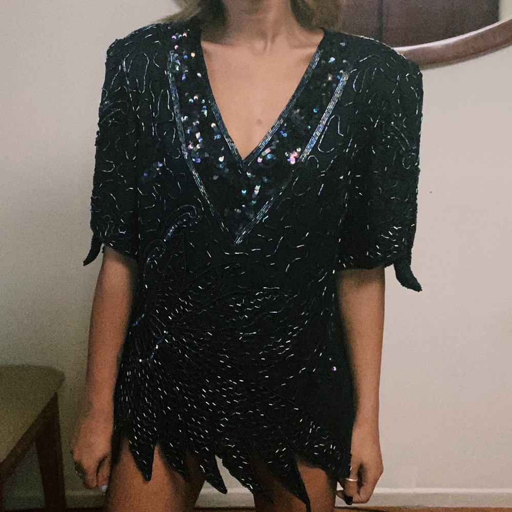 Sequins Vintage 80’s Top.
